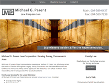 Tablet Screenshot of parentlaw.com